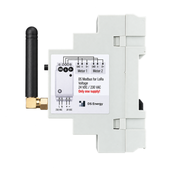 DS Energy Modbus to lora communication module side