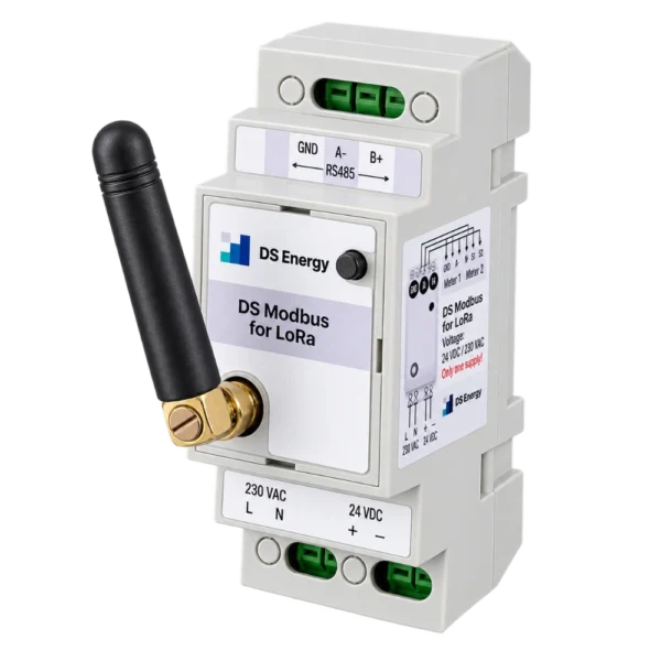 DS Energy Modbus to lora communication module frontside