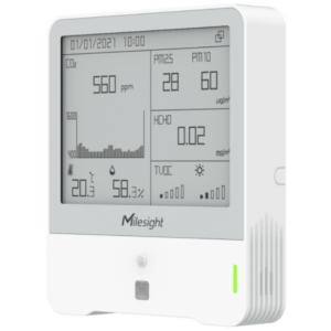 Room sensor AM319 PN O3 Milesight LoRaWAN indoor air quality sensor with ozone and display