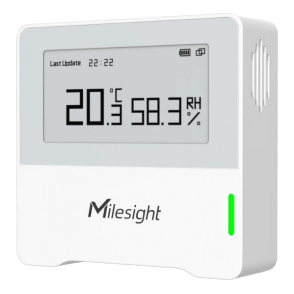 Room sensor AM102 MS LoRaWAN temperature and humidity sensor with display